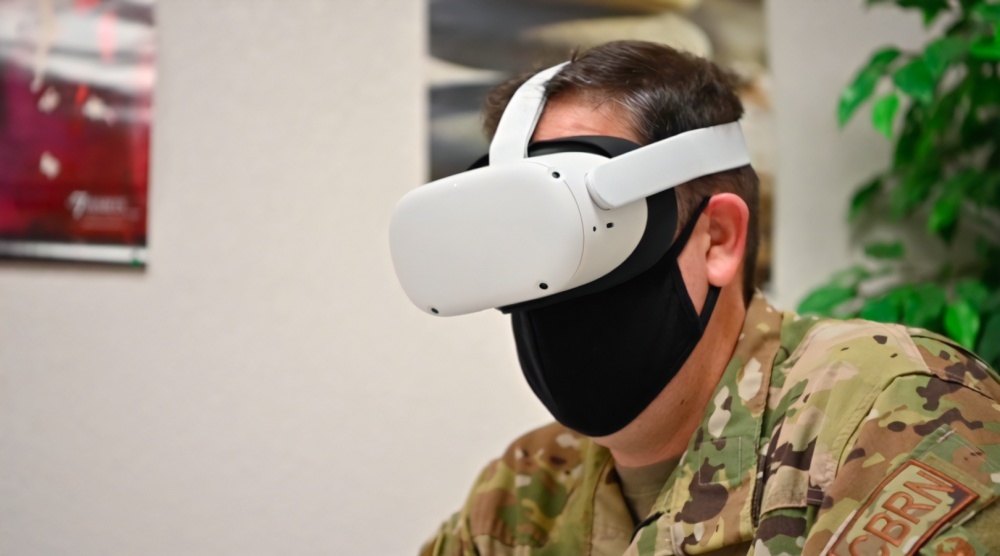 VRヘッドセットを用いたトレーニング