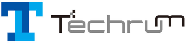 「Techrum」のロゴ。各社が手を組み物流課題に取り組むという意味が込められている