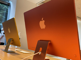7色展開のiMacが見られるApple Store--iPad Proなど店頭販売をスタート