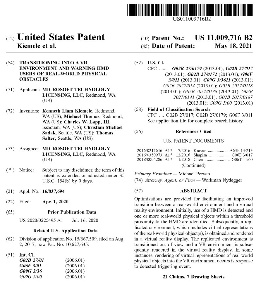 登録されたMicrosoft Technology Licensingの特許（出典：USPTO）