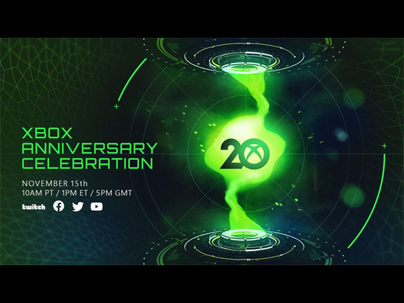 Microsoft、「Xbox」と「Halo」シリーズ20周年記念のデジタル配信イベントを開催へ