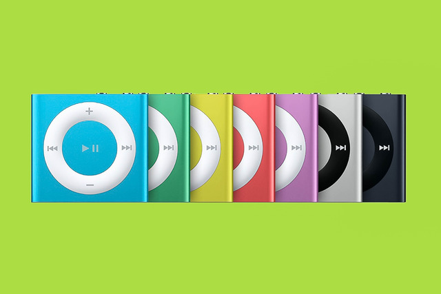 第4世代iPod shuffle

　2012年には7色展開で新バージョンが提供された。