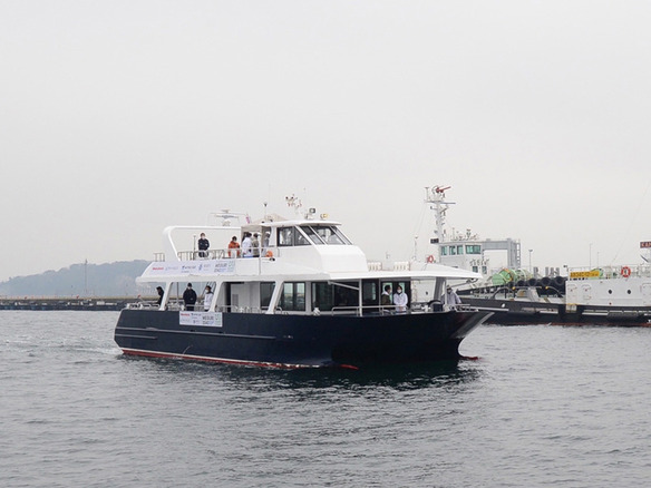 日本財団、小型観光船の無人運航を実証--横須賀市猿島で、世界初