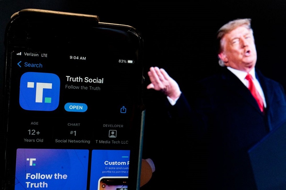 「Truth Social」アプリとDonald Trump氏