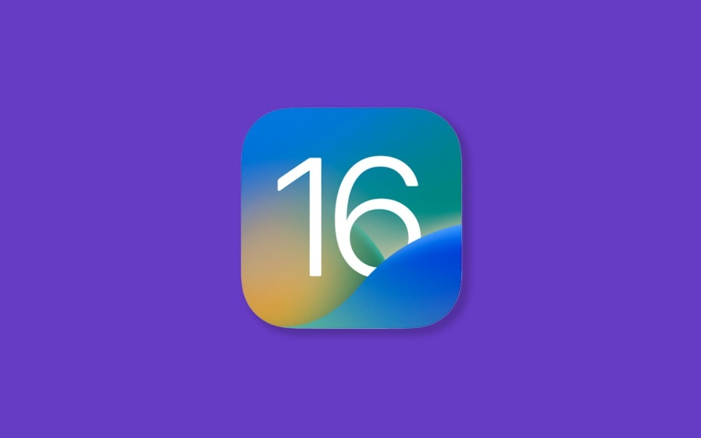 iOS 16のロゴ