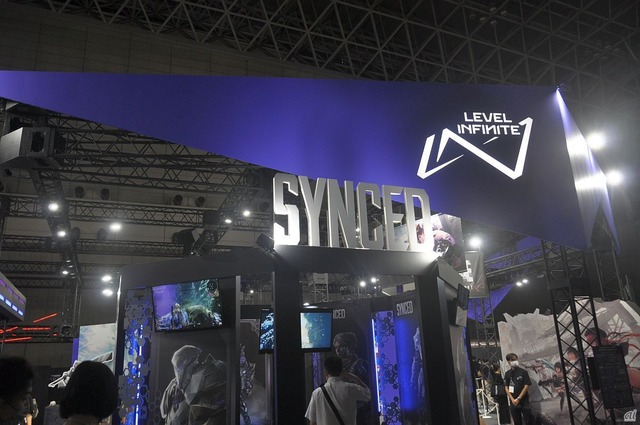 　Tencent Gamesのグローバルブランド「Level Infinite」も、大型ブースを構えてゲームタイトルの展示を行っている。