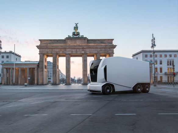 Einride、ドイツでも運転席なし自動運転EVトラックの試験を開始--CO2排出を92％減