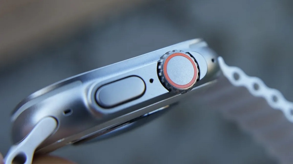 Apple Watch Ultraの右側