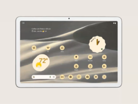 グーグル「Pixel Tablet」、ドック接続でスマートディスプレイにも--2023年発売へ