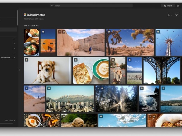 「Windows 11」のフォトアプリ、「iCloud写真」に対応へ