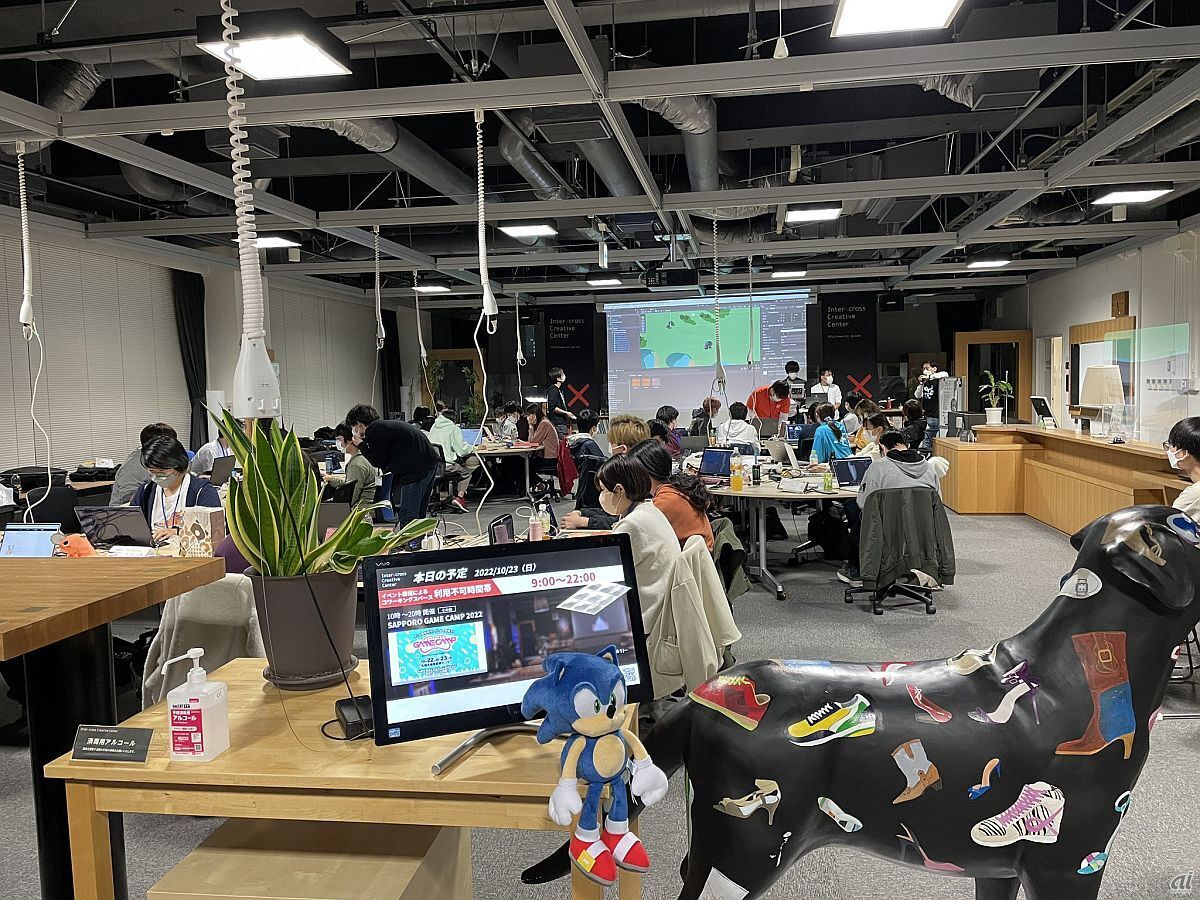 Sapporo Game Camp内「GameJam」の様子