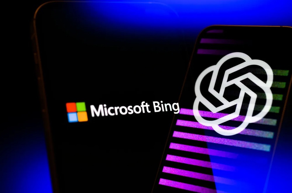 Microsoft BingとOpenAIのロゴ