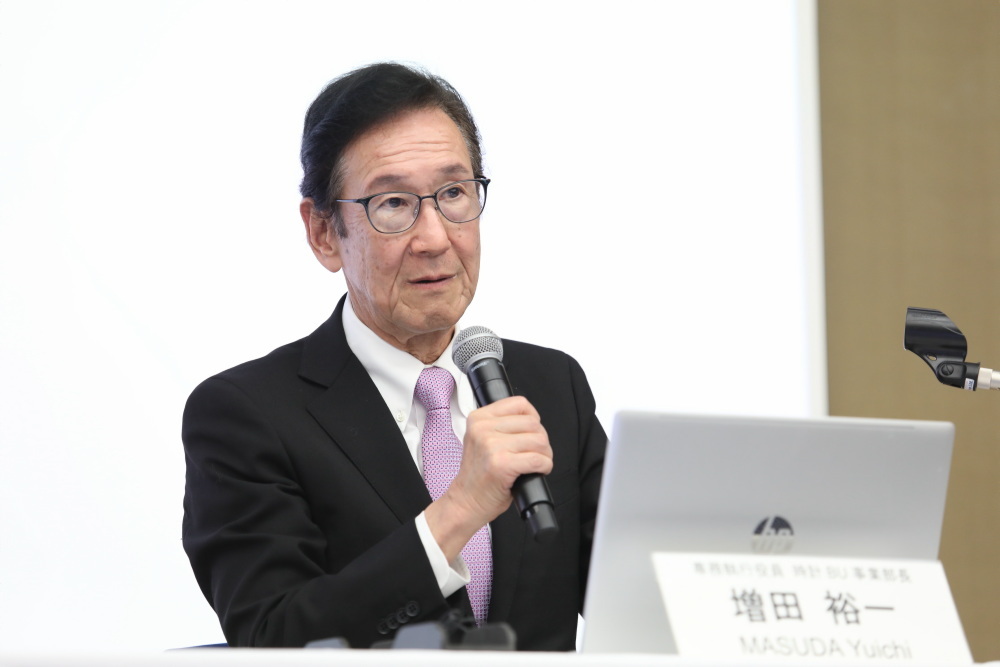 代表取締役 社長 CEOに就任する増田裕一氏。現在は専務執行役員 時計BU 事業部長を務める