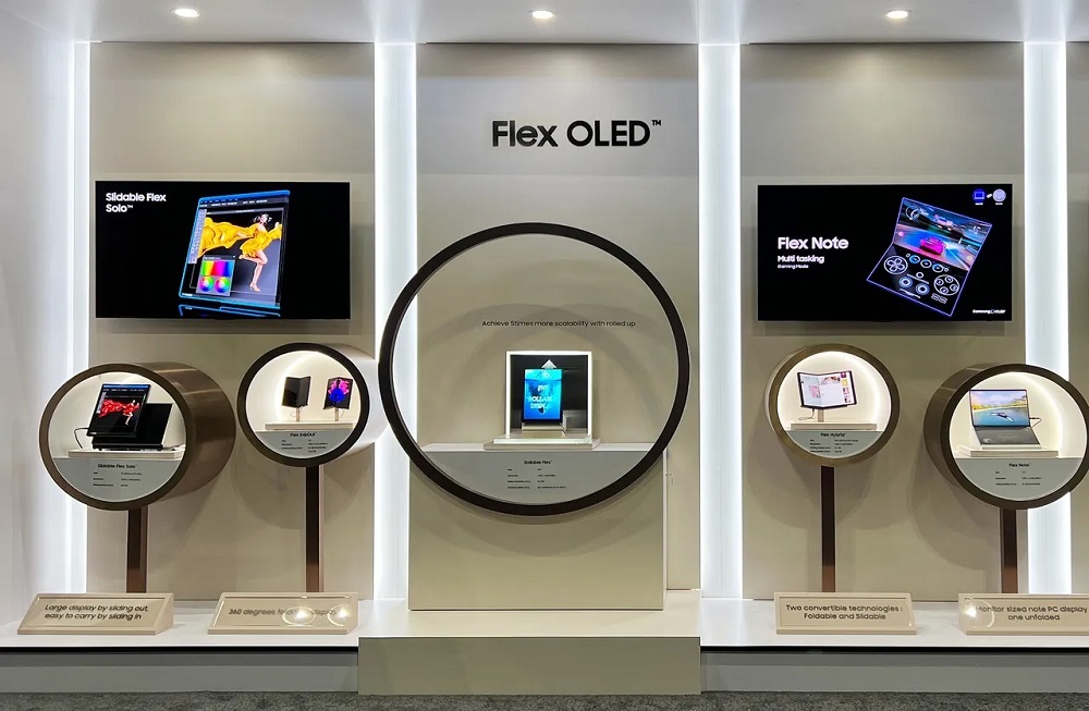 Samsung Displayの展示スペース