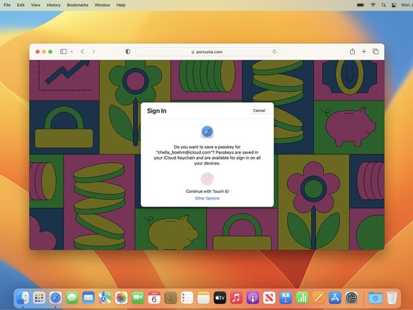 「iOS 17」「macOS Sonoma」、パスキーで「Apple ID」ログインが可能に
