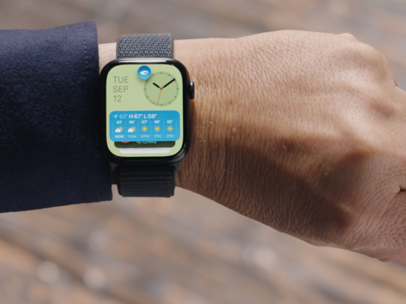 「Apple Watch Series 9」発表--ダブルタップで片手の操作が可能に