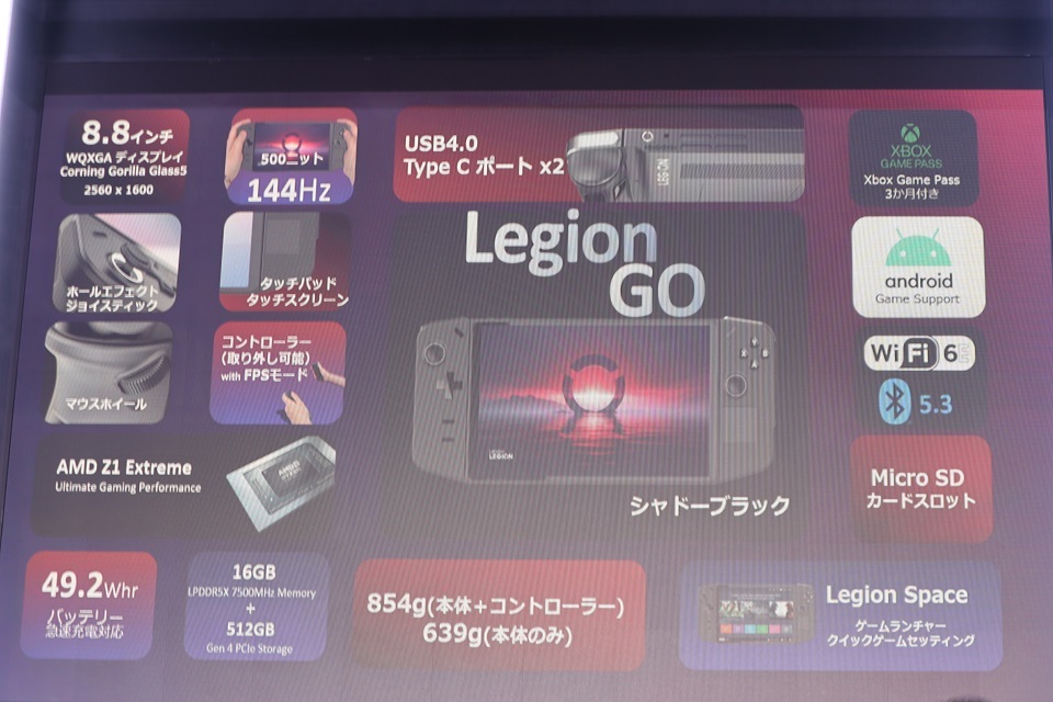 Lenovo Legion Goの概要