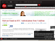 Malware found on HTC Android phone from Vodafone | InSecurity Complex - CNET News