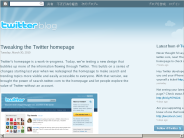 Twitter Blog： Tweaking the Twitter homepage