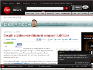 Google acquires entertainment company LabPixies | Deep Tech - CNET News