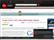 Google to buy VoIP, videoconferencing company | Deep Tech - CNET News