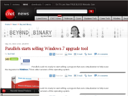 Parallels starts selling Windows 7 upgrade tool | Beyond Binary - CNET News