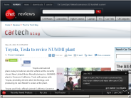 Toyota, Tesla to revive NUMMI plant | The Car Tech blog - CNET Reviews