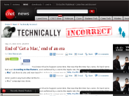 End of ’Get a Mac,’ end of an era | Technically Incorrect - CNET News