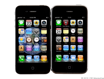 iPhone 4と3GSの比較