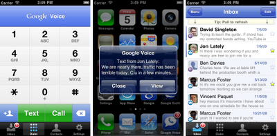 Google Voice for the iPhone