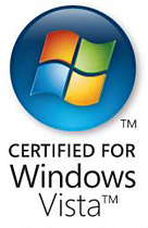 Certified for Windows Vista