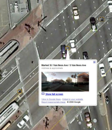 Street View機能がついた「Google Earth」