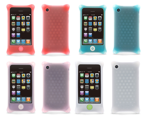 「Phone Bubble 3Gシリーズ」左上よりオレンジ、ブルー、ピンク、ホワイト