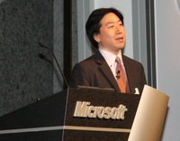 マイクロソフト代表執行役 副社長でコンシューマー＆オンライン事業部を担当する堂山昌司氏