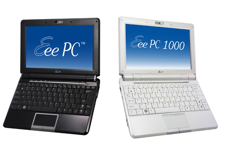 モバイルノートPC「Eee PC 1000H-X」