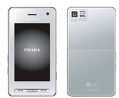 PRADA Phone by LGシルバーモデル
