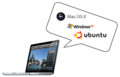 Mac、Windows、Linux環境をインストール