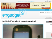 Is this Dell’s Android smartphone ditty?