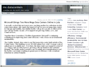 ms datacenters ： Microsoft Brings Two More Mega Data Centers Online in July