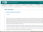 ThreatBlog ? Blog Archive ? Beware of Independence Day Scams