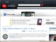 Apple releases iPhone OS, SDK 3.1 beta 2 | iPhone Atlas - CNET Reviews