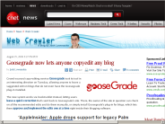 Goosegrade now lets anyone copyedit any blog | Web Crawler - CNET News