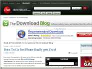 Documents To Go posts - The Download Blog - Download.com