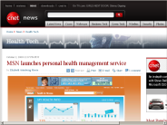 MSN launches personal health management service | Health Tech - CNET News
