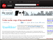 Twitter on the verge of big search deals? | The Social - CNET News