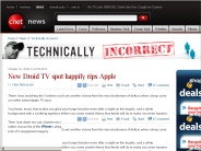 New Droid TV spot happily rips Apple | Technically Incorrect - CNET News