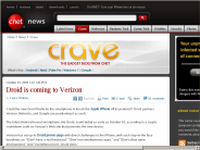 Droid is coming to Verizon | Crave - CNET