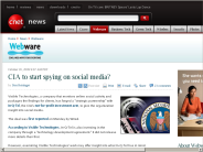 CIA to start spying on social media? | Webware - CNET