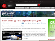 NASA iPhone app full of surprises for space geeks | Geek Gestalt - CNET News