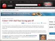 Former AMD chief Ruiz leaving spin-off | Nanotech - The Circuits Blog - CNET News